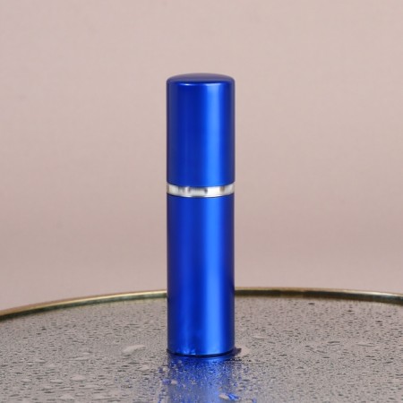 Perfume bottle, with a spray, 10 ml, blue color-4