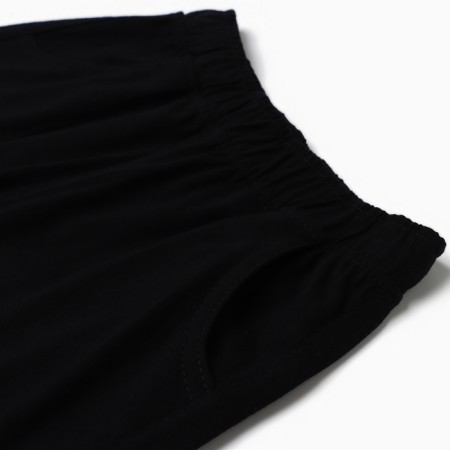 A set for a boy (T-shirt/shorts), dark green/black color, height 104 cm-3