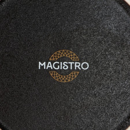 Porcelain dish for feeding magistro pietra lunare, d = 21 cm, black color-7