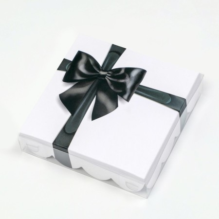Cookie box, "present", 12 x 12 x 3 cm-1
