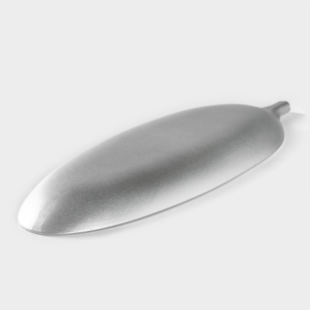 Daille of Dilan's fruit "Tropical leaf", 40.5 × 14.5 cm, silver color-2