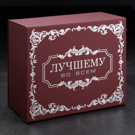 Set "impenetrable. Best", red, 2 glasses 200 ml, 8 stones for whiskey granite-6