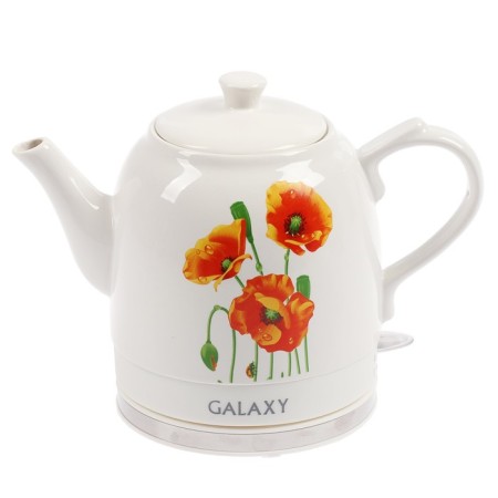 Electric kettle Galaxy Gl 0506, ceramics, 1.4 l, 1400 watts, white-6