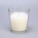 Candle in a smooth glass flavored "French vanilla", 8.5 cm