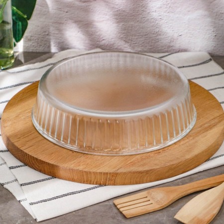 Zarina baking, glass, 2500 ml, d = 26 cm, h = 6 cm-2