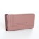 Women's wallet on magnets, pink color