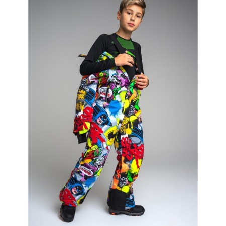 Winter overalls for a boy, height 146 cm-3