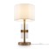 Table lamp 40W, 1HE14, 46x25 cm, brass