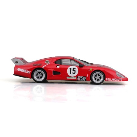 Racing machine BBURAGO Ferrari 512 BB II Serie 1981, Die-Cast, 1:43, Red color-2