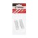 Magnet furniture tundra M002W, 60x13 mm, medium, white, 2 pcs.