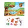 Velcro game, designer “Who lives where”, funny Velcro Mini, 7 parts
