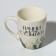 Ceramic mug with a spoon "Start the day with a smile", 310 ml, white color