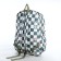 School backpack from textiles on a zipper, 3 pockets, green color