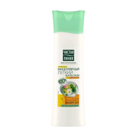 Micellar hair balm Pure line "5 herbs", 380 ml-2