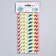 The tube for cocktail "Spiral", diameter 0.8 cm, set 12 pcs., Mix color