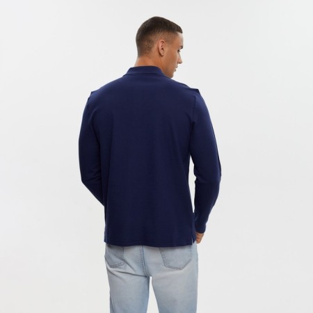Polo with long sleeve President, size m, blue color-2