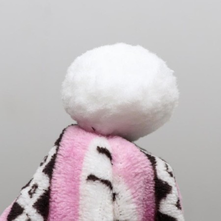 Kombinson "Deer" with a hood, size L (DS 35 cm, og 45 cm, Osh 35 cm), pink-12