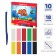 Plasticine 10 colors, 180 g, artberry, with a stack