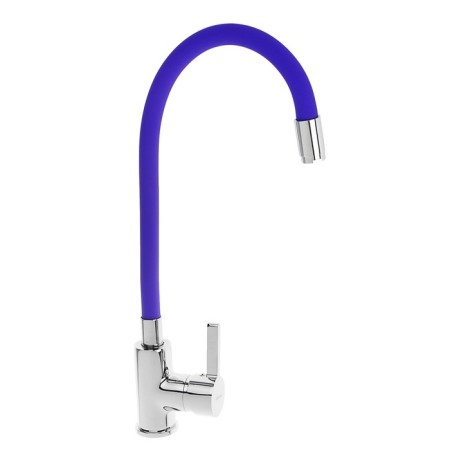 Accoona A9890S kitchen mixer, single -leaf, with silicone surge, purple/chrome