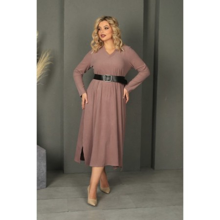 Female dress, size 52, beige color