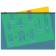 The convert folder on the A4 ZIP-Molniya, 180 μm, Calligrata Pastel, translucent, black lightning, blue