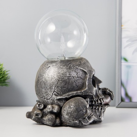 Plasma ball "duet" gray 13x7x17 cm Risalux-5