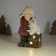 Souvenir Ceramics Light "Baby in a red coat, with a bear on a gift" 12x6.5x20 cm