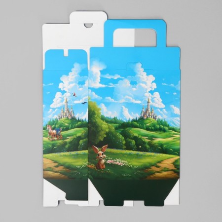 Gift folding box, packaging, "Favorite Girl", 18 x 15 x 7.5 cm-5