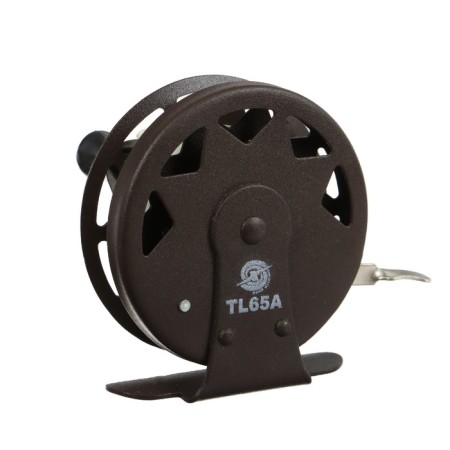 Inertial coil, metal, 2 bearings, diameter 6.5 cm, dark brown color, TL65A-6