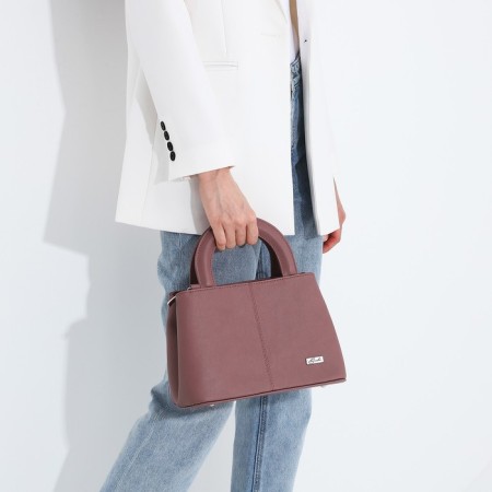 Olivi-tout bag on lightning, pink color-7