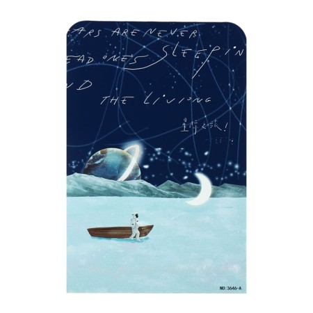 Book stands 2 pieces of planet (lake)-1