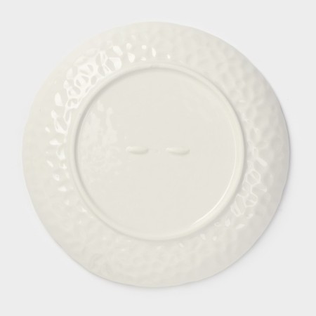 Ceramic dessert “airiness”, d = 20.5 cm, white color-3