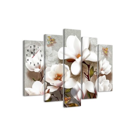 Carty clock wall modular "flowers", silent, 80 x 140 cm