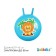 Ball-slop with zabiaka horns "lion", d = 45 cm, 380 g, blue color