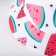 Panama Children's Minaku "Watermelon" Color White/Pink, river 52