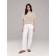 Women's jeans Conte Elegant Wide Leg, Size S, White color