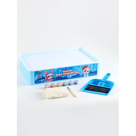 A tablet for drawing sand with growing snow "New Year!"-2