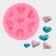 Mold "Openland Hearts", silicone, 9.5 × 9.5 cm, color mix