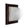 Lamp Ecola NBB-04-60-012, 2XGX53, IP65, 220V, 245x245 mm, matte, t/nut color