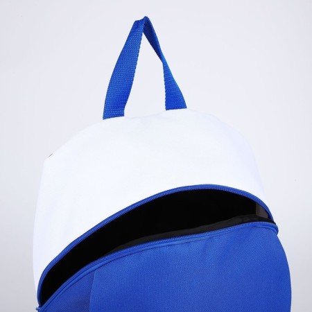 School textile “Russia”, 46x30x10 cm, vertical pocket, red, blue, white-4