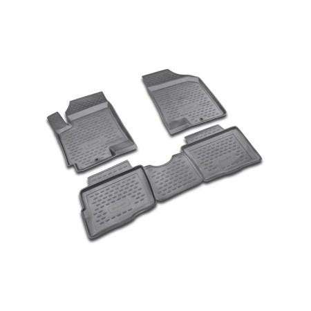 Rugs in the cabin Kia Soul 2008-2016, 4 pcs. (polyurethane)
