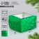 Folding box for 4 cupcakes with the Vetochka window, 16 x 16 x 10 cm, New Year