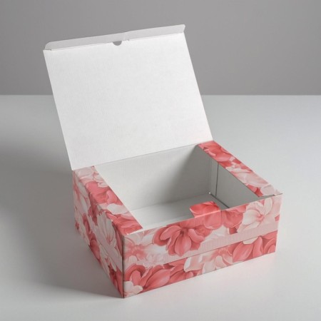 Box Gift team, packaging, “since March 8”, 30 x 23 x 12 cm-3