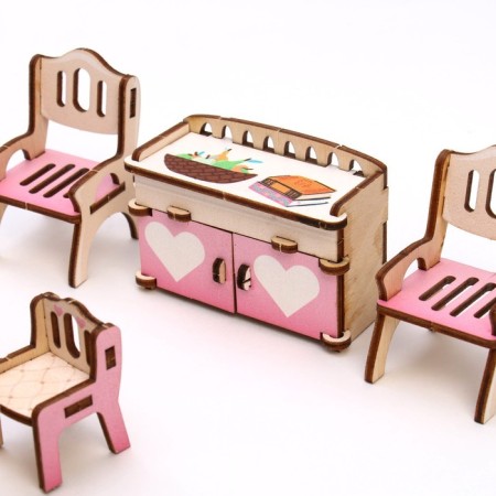 Puppet furniture "Living room"-4