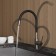 MILARDO MEAL M01BN0FM05 kitchen mixer, pour 241 mm, flexible spout, satin color
