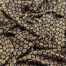 Payer satin fabric, width 150 cm, orange color