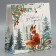 Laminated square Forest, 30 x 30 x 12 cm, new year