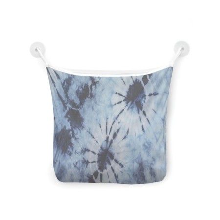 Organizer in a bathtub on suction cups "Abstract smoke", for storing toys and trifles, size 33x39 cm-2