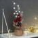 Decor "Bright holiday, in a bag" Berries of leaves, 25x10 cm