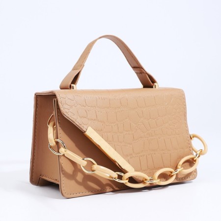 Bag Messenger with lightning, beige color-2